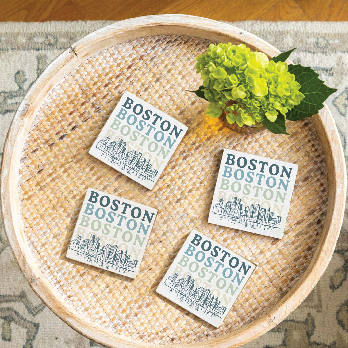 Boston Boston Boston Coaster Set