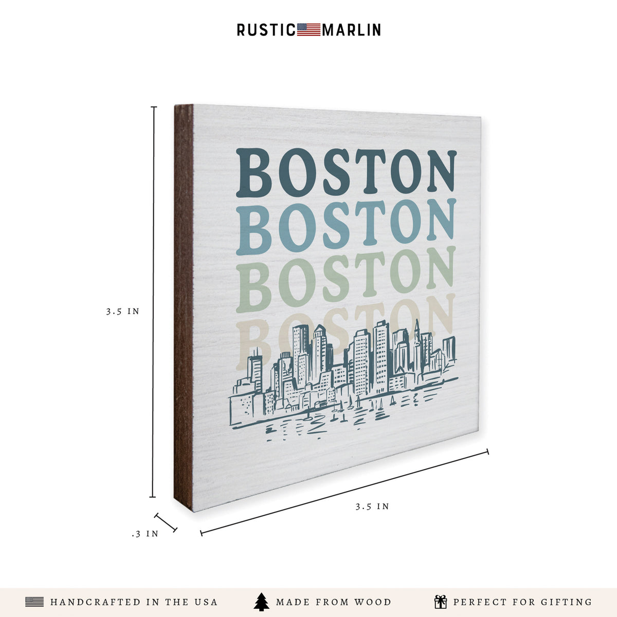 Boston City Coaster Set