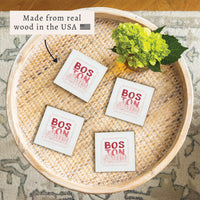 Boston Pink Coaster Set