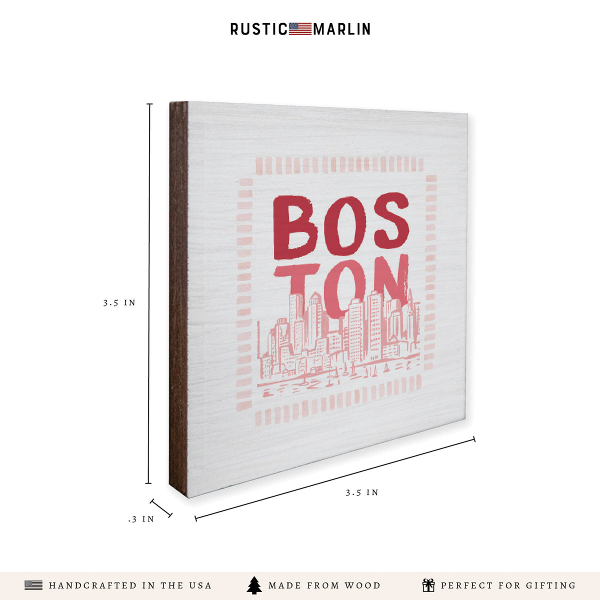 Boston Pink Coaster Set