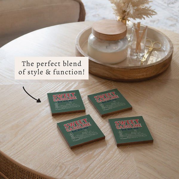 Boston Sweet Caroline Coaster Set