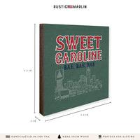 Boston Sweet Caroline Coaster Set