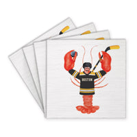 Boston Hockey Lobster Coaster Set