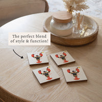 Boston Hockey Lobster Coaster Set