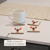 Boston Hockey Lobster Coaster Set