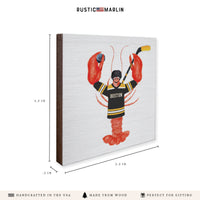 Boston Hockey Lobster Coaster Set