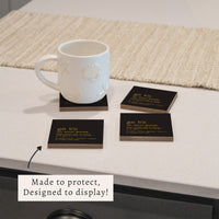Boston Go B's Definition Coaster Set