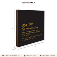 Boston Go B's Definition Coaster Set