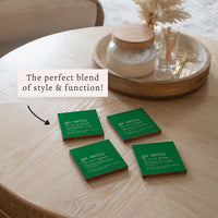 Boston Go Celts Definition Coaster Set