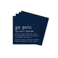 Go Pats Boston Expression Coaster Set