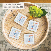 Boston Match Boxes Coaster Set