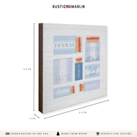 Boston Match Boxes Coaster Set