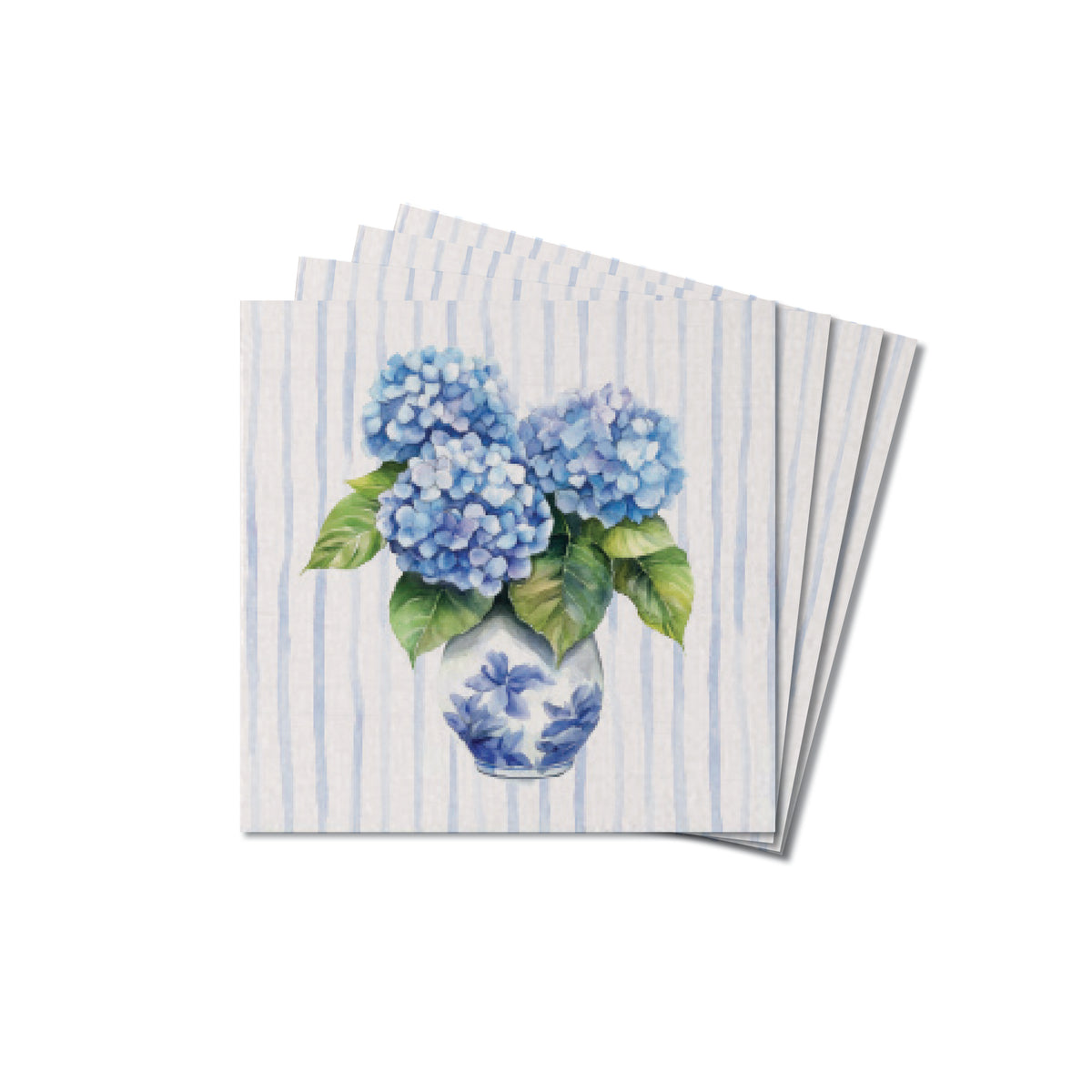 Hydrangea Vase Coaster Set