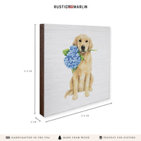 Hydrangea Dog Coaster Set