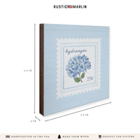 Hydrangea Stamp Coaster Set