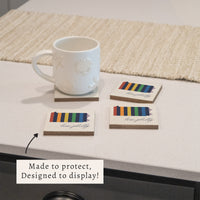 Philly Love Rainbow Coaster Set