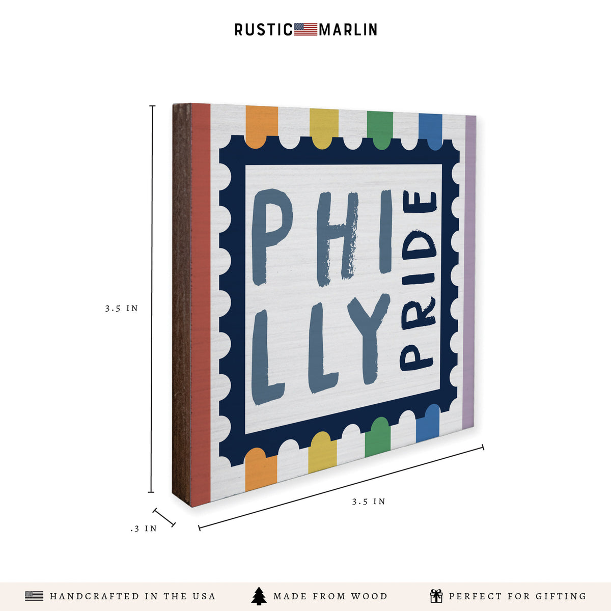Philly Pride Stamp Coaster Set
