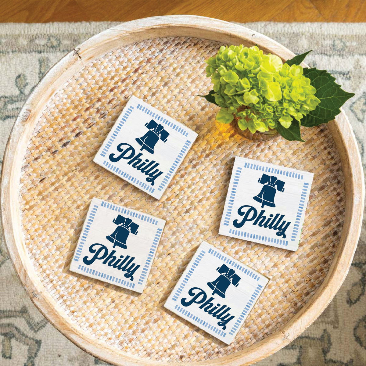 Philly Liberty Bell Coaster Set