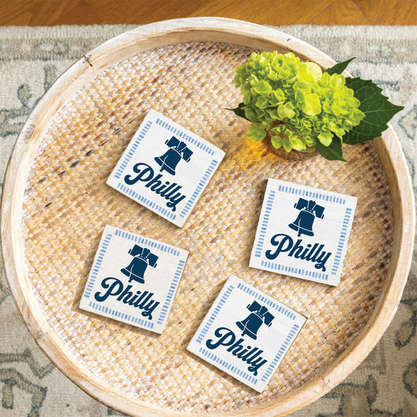 Philly Liberty Bell Coaster Set