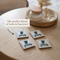Philly Liberty Bell Coaster Set