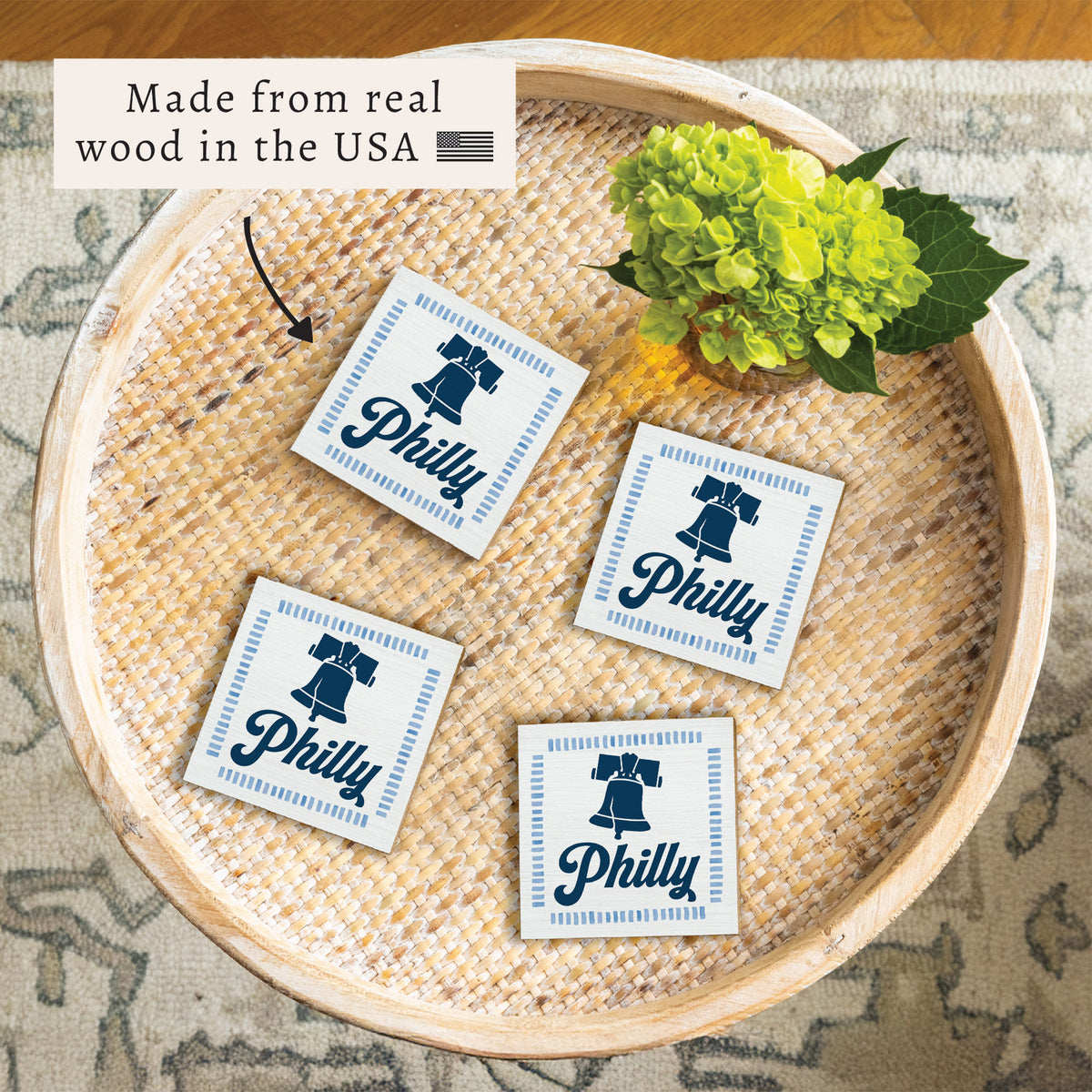 Philly Liberty Bell Coaster Set