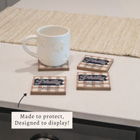 Philly Birthplace Of America Checkered Coaster Set