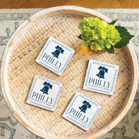 Philly Liberty Bell Birthplace Coaster Set