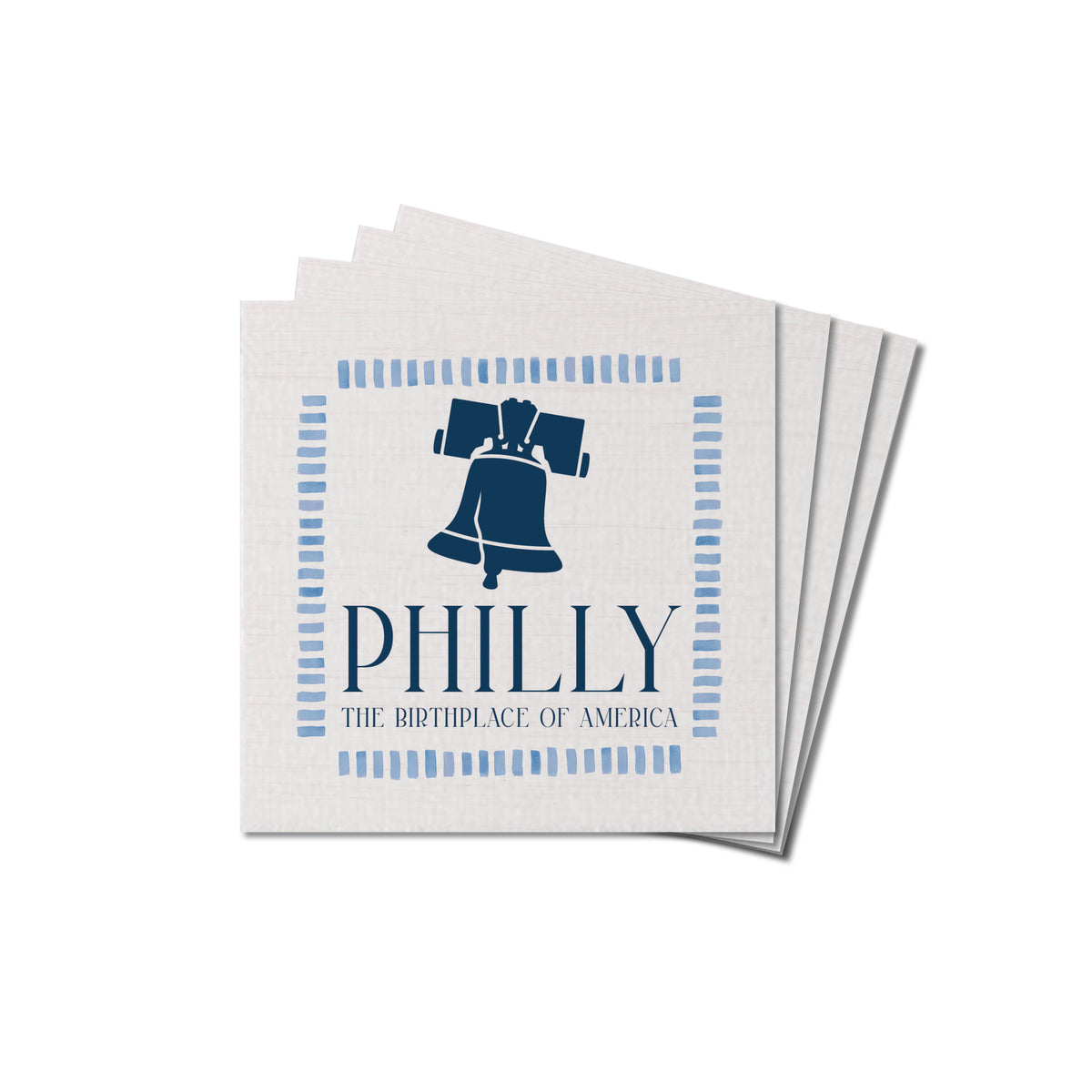 Philly Liberty Bell Birthplace Coaster Set