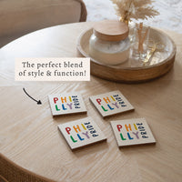 Philly Pride Coaster Set