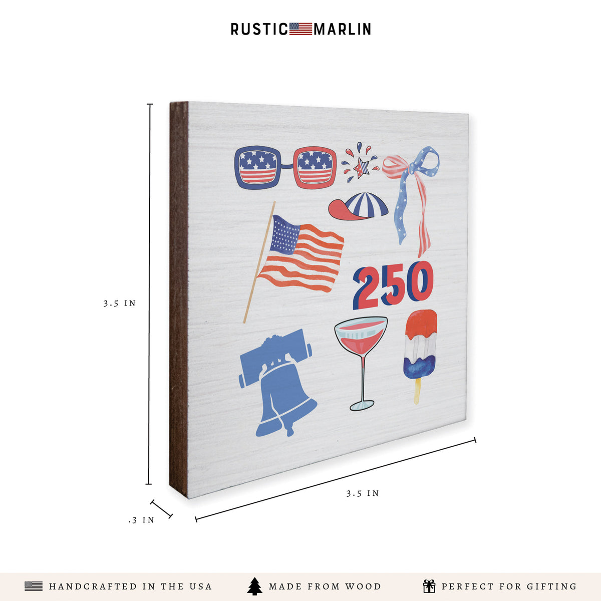 Philly America 250 Icons Coaster Set
