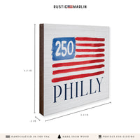 Philly America 250 Flag Coaster Set