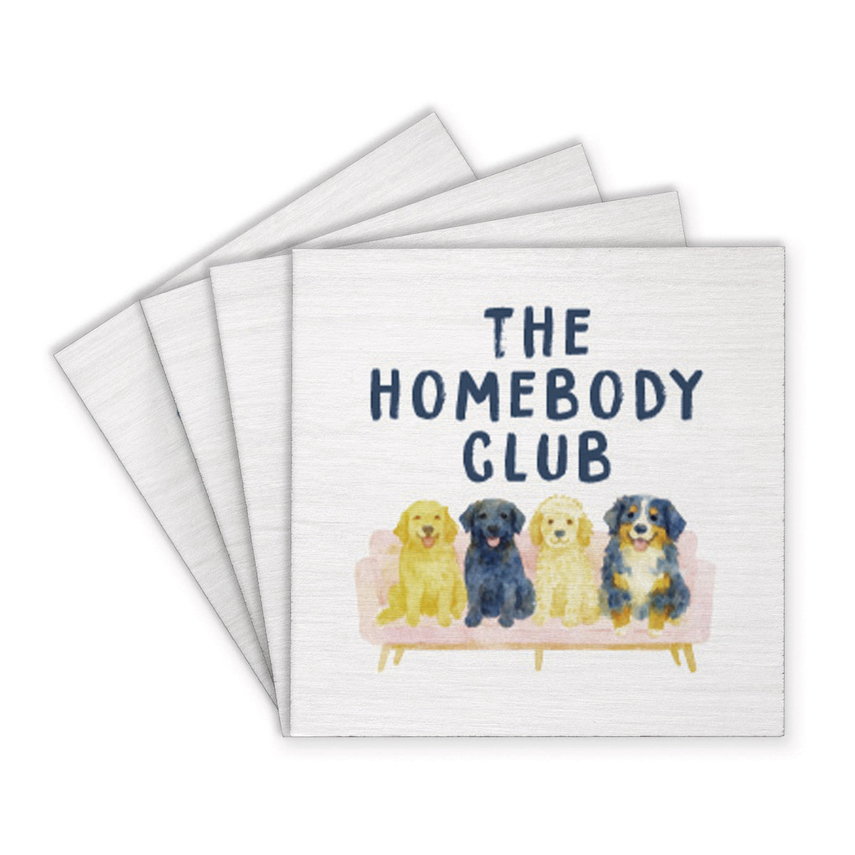 Dog Homebody Club Coaster Set
