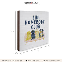 Dog Homebody Club Coaster Set