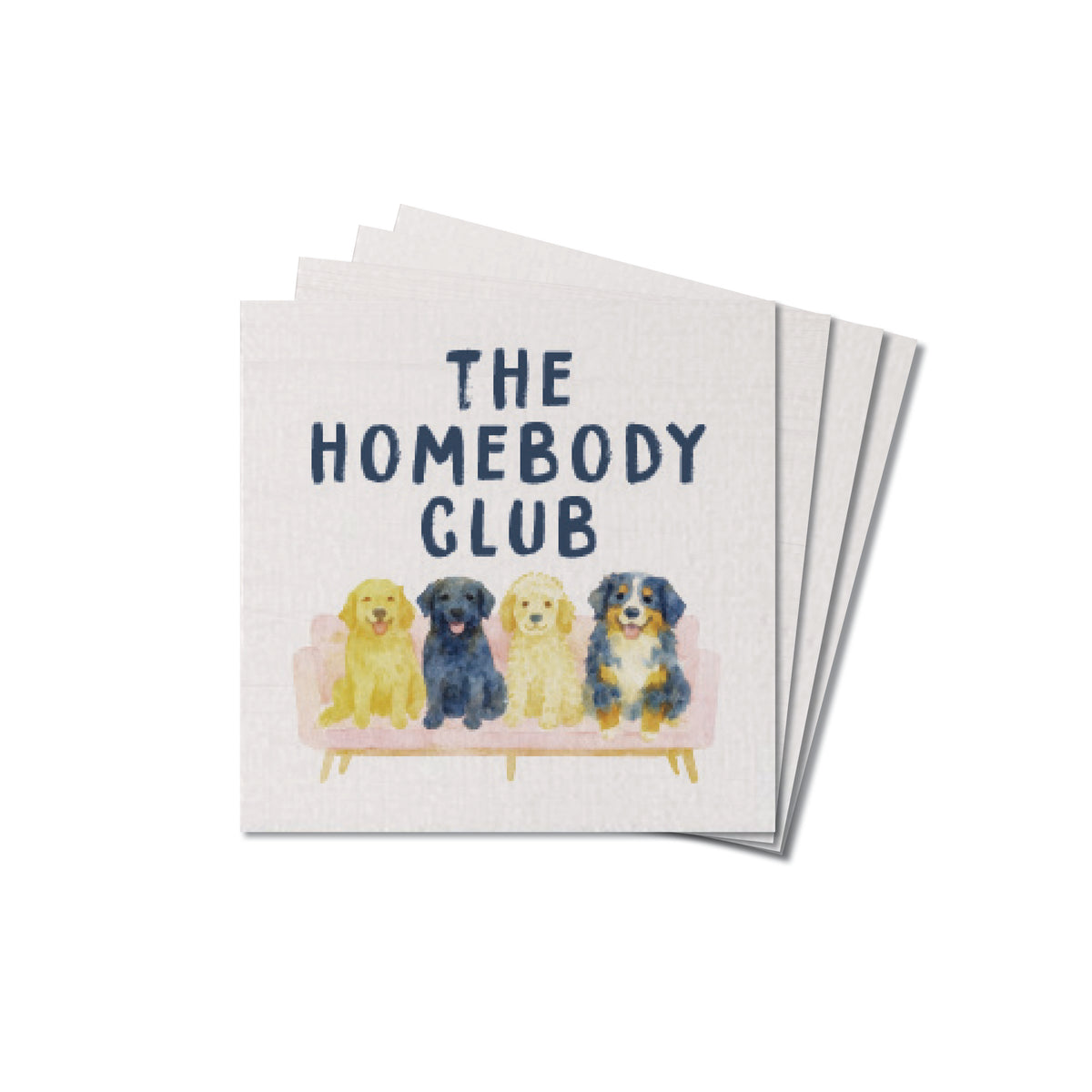 Dog Homebody Club Coaster Set