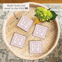 Owner Of The Cutest Dog Coaster Set