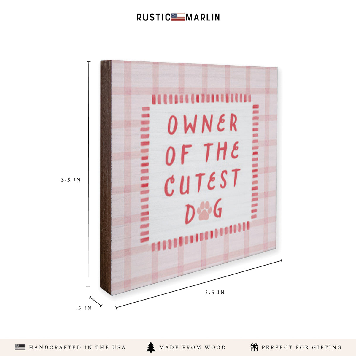 Owner Of The Cutest Dog Coaster Set