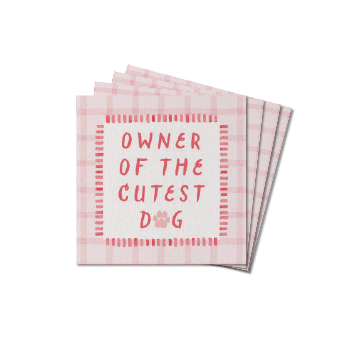 Owner Of The Cutest Dog Coaster Set