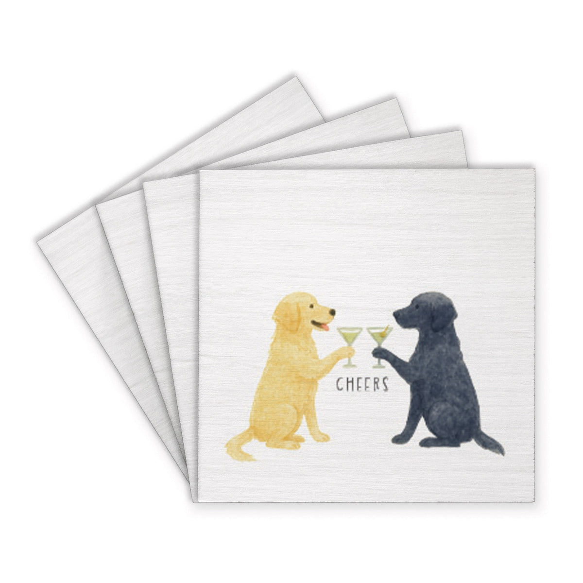Dog Cheers Coaster Set