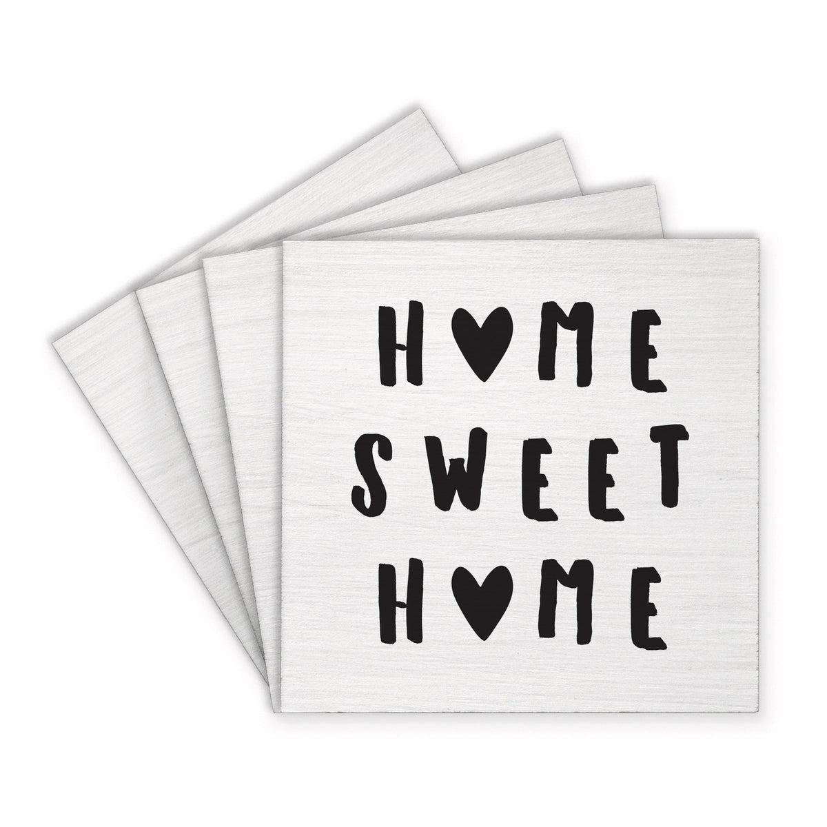 Home Sweet Home Hearts Coaster Set