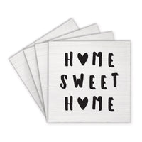 Home Sweet Home Hearts Coaster Set