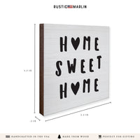 Home Sweet Home Hearts Coaster Set