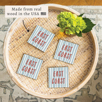 East Coast Striped Coaster Set