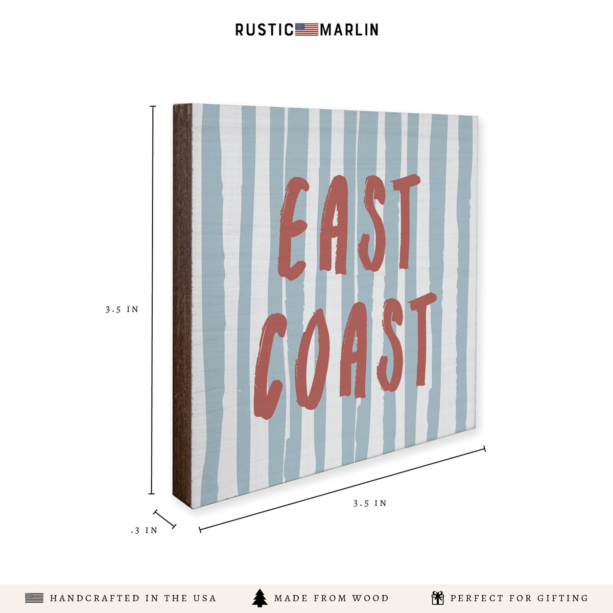 East Coast Striped Coaster Set