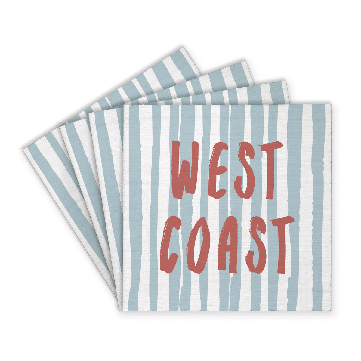 West Coast Striped Coaster Set