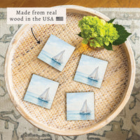Sailboat Coaster Set