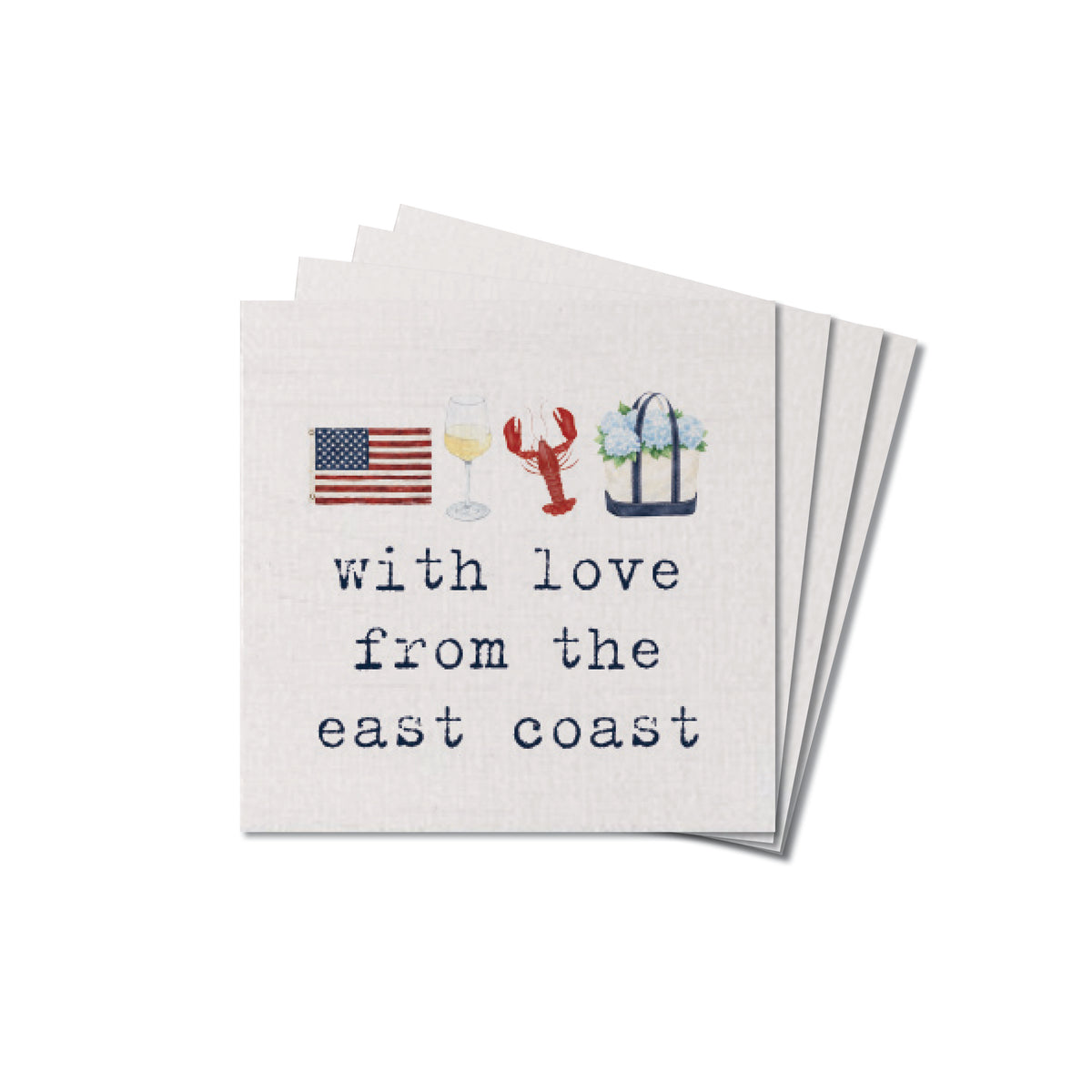 With Love from the East Coast Coaster Set
