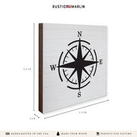 Nautical Compass Coaster Set