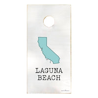 State Silo & Your Word Personalized Cornhole Game Set