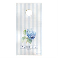 Hydrangea Personalized Cornhole