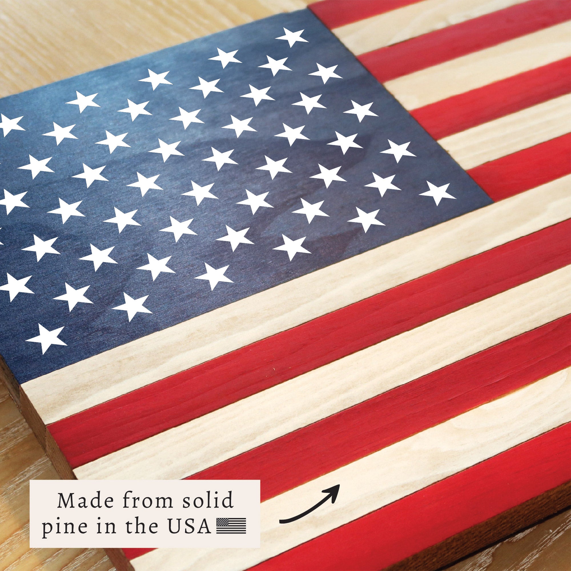 Rustic Marlin American Flag - Thumbnail 4